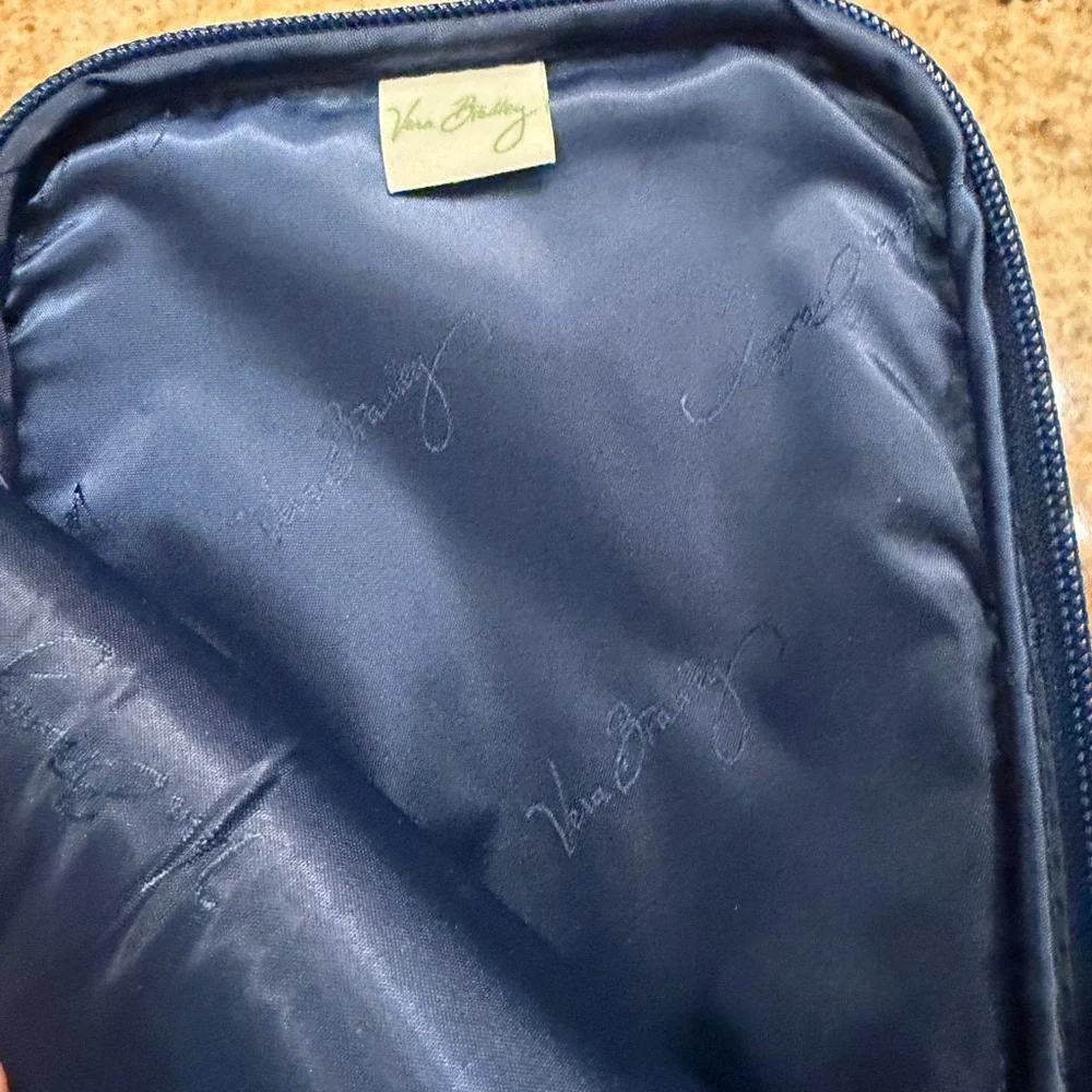 Vera Bradley Navy Paisley e-reader or mini IPad sleeve